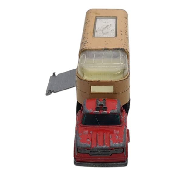 Matchbox No K-18 ASCOT Stables DODGE TRACTOR and King Size Articulated Horse Van - Picture 10 of 14